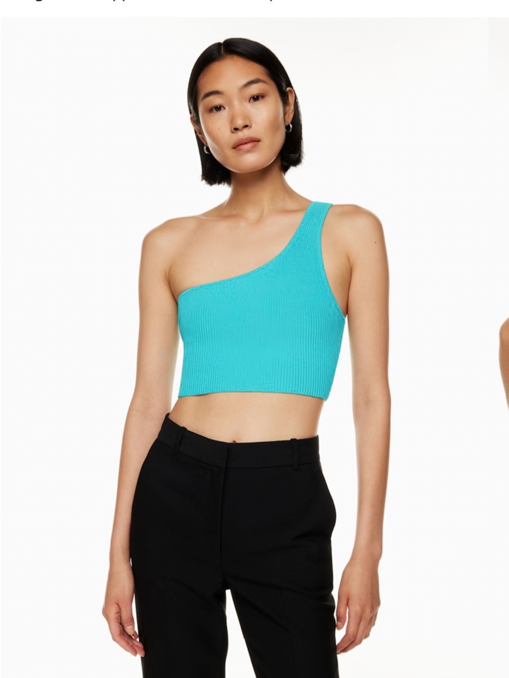 Aritzia Babaton Sculpt Knit Crop Tops Size S - Picture 6 of 6